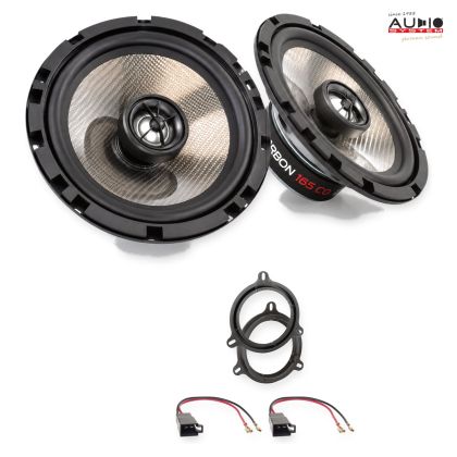 Pachet difuzoare Renault Twingo III (AH) 2014-2019 Audio System CARBON coaxiale dedicate uși spate