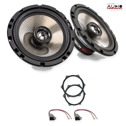Pachet difuzoare Seat Ibiza (6P) 2015-2017 Audio System CARBON coaxiale dedicate uși spate