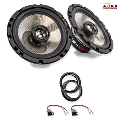 Pachet difuzoare Skoda Fabia (5J) 2007-2014 Audio System CARBON coaxiale dedicate uși spate