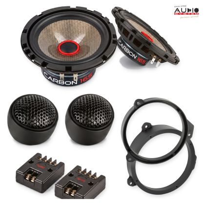 Pachet difuzoare Subaru Levorg 2015-2020 Audio System CARBON componente dedicate uși față