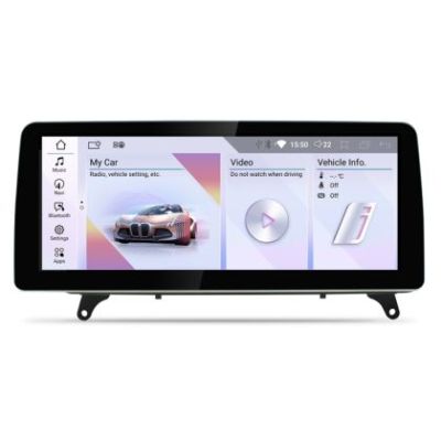 Navigatie BMW X5 X6 E70 E71 2009-2012 cu ecran CIC Android ecran 10.25" 4+64 4G BT