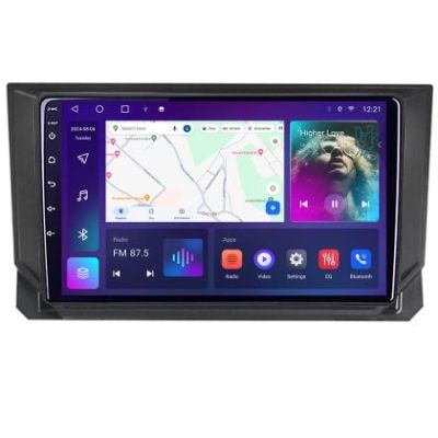 Navigatie Seat Ibiza 2017- C-IBZ Android Octa Core Ecran 2K QLED GPS 4G 4+32GB 360 KIT-IBZ+EDT-E409-2K