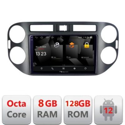 Navigatie VW TIGUAN si Golf Plus 2007-2011 Android Octa Core Qualcomm 2K Qled 8+128 DTS DSP 360 4G Optical