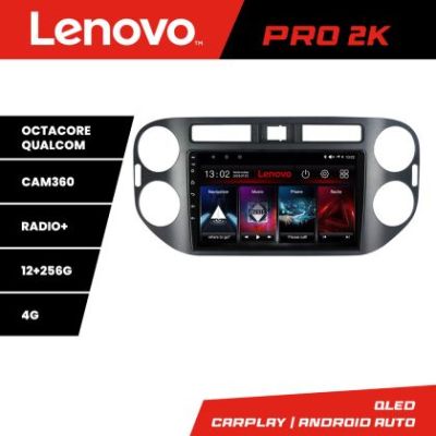 Navigatie VW TIGUAN si Golf Plus 2007-2011 8 core QLED 2K 12+256 360 Android Waze USB Navigatie Internet Youtube Radio Lenovo
