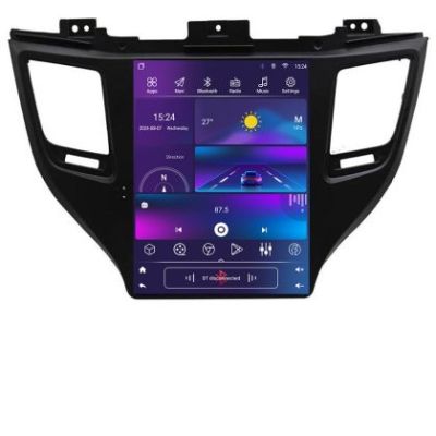 Navigatie Hyundai Tucson 2015-2020 tip tesla radio gps internet 4 Core carplay android auto 2+32 kit-tesla-546+EDT-E