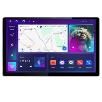 Navigatie dedicata Honda CR-V N-009 Edonav ecran 13" 2K 8 si 128 Android Waze USB Navigatie 4G 360 Toslink Youtube Radio KIT-009 si E