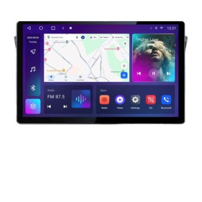 Navigatie dedicata Fiat 500 2015-2021 N-500new Edonav ecran 13" 2K 8 si 128 Android Waze USB Navigatie 4G 360 Toslink Youtube Radi