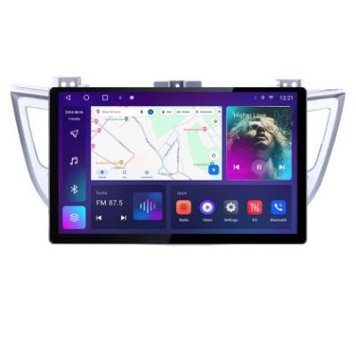 Navigatie dedicata Hyundai Tucson N-546 Edonav ecran 13" 2K 8 si 128 Android Waze USB Navigatie 4G 360 Toslink Youtube Radio KIT-5