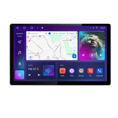 Navigatie dedicata Seat Arona Edonav ecran 13" 2K 8 si 128 Android Waze USB Navigatie 4G 360 Toslink Youtube Radio kit-arona si EDT-E