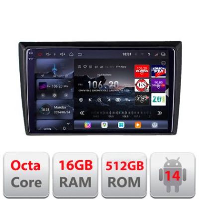 Navigatie VW Beetle 2012-2018 Edotec Kit-beetle 8 core QLED 2K 16+512 360 Android Waze USB Navigatie Internet Youtube Radio