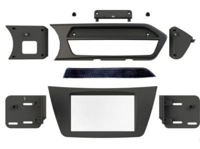 Connects2 CT23MB25L 2DIN Kit rama Mercedes Clasa C W204 LHD Negru