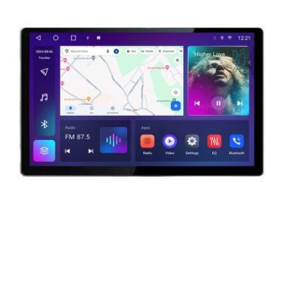 Navigatie dedicata Hyundai Kona N-1058 Edonav ecran 13" 2K 8 si 128 Android Waze USB Navigatie 4G 360 Toslink Youtube Radio KIT-10