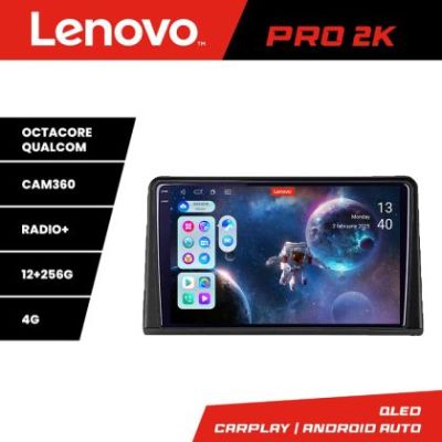 Navigatie Renault Express  Android radio gps internet 8 core QLED 2K 12+256 360 Lenovo