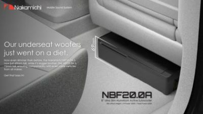 Subwoofer auto activ Nakamichi  10