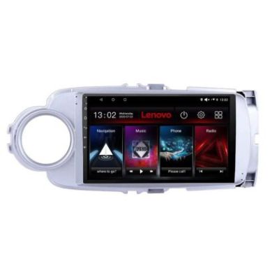 Navigatie Toyota Yaris 2010-2018 Lenovo Kit-YARIS10 8 core QLED 2K 8+256 360 Android Waze USB Navigatie Internet Youtube Radio Lenovo