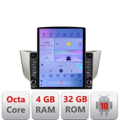 Navigatie Lexus RX 2003-2009 G- rx-03 ecran tip TESLA 9.7" cu Android Radio Bluetooth Internet GPS WIFI 4+32GB DSP 4G