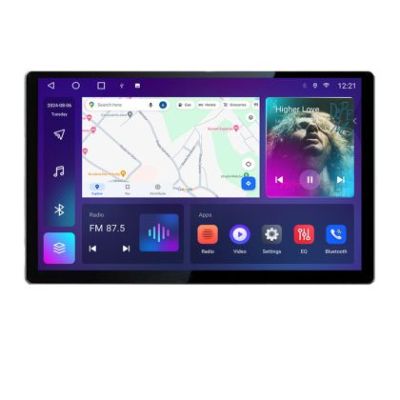 Navigatie dedicata Toyota Corolla N-063 Edonav ecran 13" 2K 8 si 128 Android Waze USB Navigatie 4G 360 Toslink Youtube Radio KIT-0
