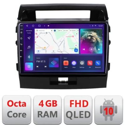 Navigatie Toyota LandCruiser 2008-2015 B-381 Android Ecran QLED octa core 4+64 carplay android auto KIT-381+EDT-E310V3 v1