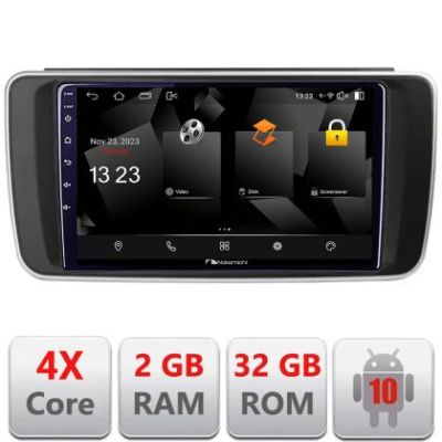 Navigatie Nissan Leaf 2018-2024 Nakamichi Android Ecran 720P Quad Core 2+32 carplay android auto NAM5230