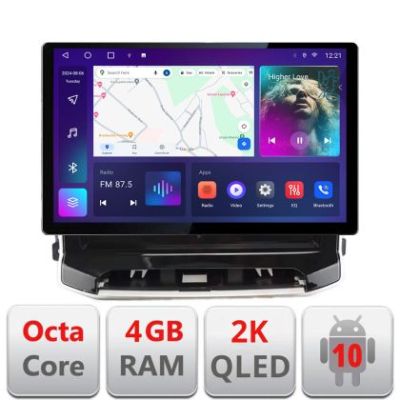 Navigatie Jeep Compass 2021- Qled 2K Octa Core 4+64 LTE 4G DSP Wifi 5Ghz android auto carplay radio gps internet kit-compass2021+EDT-E413-2K+kit-10-9