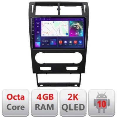 Navigatie Ford Mondeo 2004-2007 QLED 2K Octa core 4+32 DSP 360 Optic FHD internet gps radio carplay android auto kit-mondeo2004-v2+EDT-E409-2K