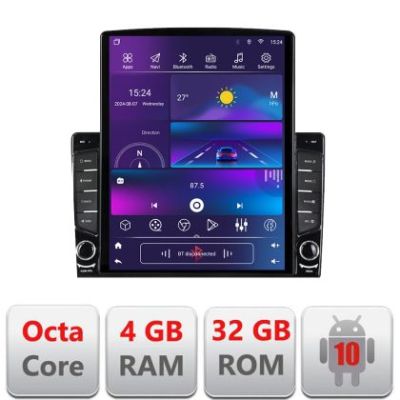 Navigatie dedicata Nakamichi Citroen DS5  dedicata Ouad core 4+32 ecran vertical 9.7" DSP 360 FHD AHD Android radio gps internet  KIT-ds4+EDT-E709
