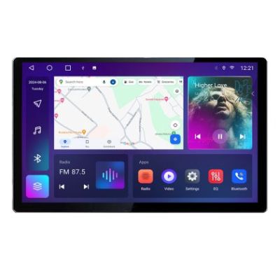 Navigatie Mercedes GLK NTG4 2008-2012 Quad Core Edonav ecran 13" 2K 4+32 Android Waze USB Navigatie 4G 360 Toslink Youtube Radio