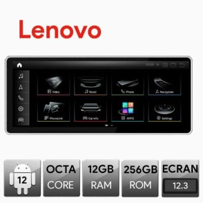 Navigatie Audi Q7 MMI2G 2005-2008, Android, Octa Core, 12+256, 12.3