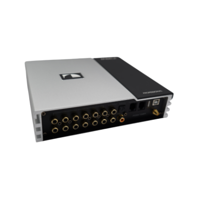 Amplificator cu DSP Nakamichi FDSK730A 8x35 watts rms în 4 ohmi, 10 canale, fibră optică, usb