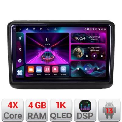 Navigatie Jeep Grand Cherokee 2014-2019 A-JGG  4+64 InCell Display 1K Android Waze USB Navigatie Internet Youtube Radio