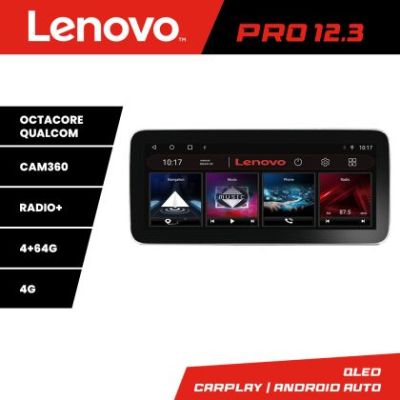 Navigatie Ford Transit 2019- varianta cu radio cd simplu Lenovo PRO 4+64 12.3 inch qled android 4G DSP gps internet  Kit-transit-2019-a