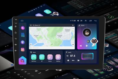 ARTIE SMARTIE – Navigație Auto 10.1” QLED, Android 15, 8GB RAM + 128GB , CarPlay & Android Auto, GPS