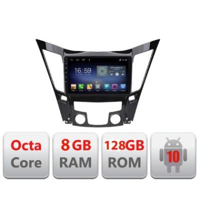 Navigatie Hyundai Sonata 2011-2015 F-259 Octa Core cu Android Radio Bluetooth Internet GPS WIFI DSP 8+128GB 4G