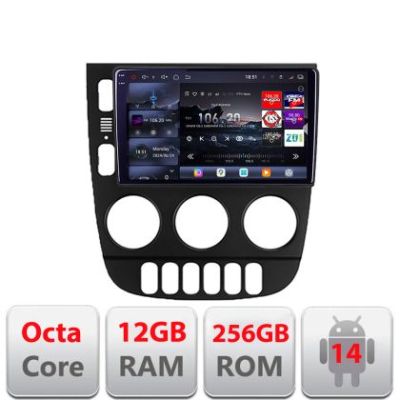 Navigatie Mercedes ML W163 1998-2005 Android radio gps internet 8 core QLED 2K 12+256GB 360 Edotec