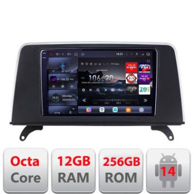 Navigatie BMW X5 X6 2007-2009 CCC 8 core QLED 2K 12+256GB 360 Android Waze USB Navigatie Internet Youtube Radio Edotec