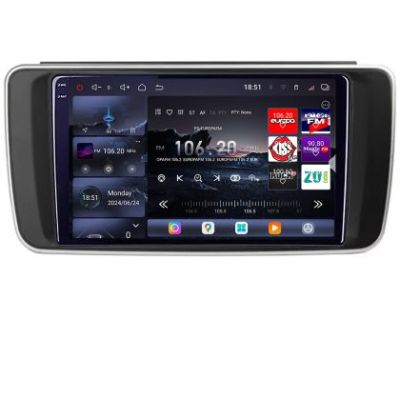 Navigatie Nissan Leaf 2018-2024 Qled 2K Octa Core 12+256GB LTE 4G DSP Wifi 5Ghz android auto carplay radio gps internet kit-leaf+EDT-E809-2K