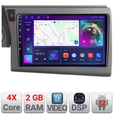Navigatie Audi A6 C6 2004-2010 dedicata Android radio gps internet 2+32 kit-a6-c6+EDT-E209v2