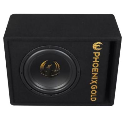 Subwoofer activ Phoenix Gold, difuzor 10", 200 W RMS, 800 W MAX, kit de cabluri incluse