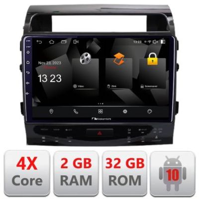 Navigatie Toyota Landcruiser J150 2010-2018 Android Ecran 720P Quad Core 2+32 carplay android auto
