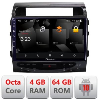 Navigatie Toyota Landcruiser J150 2010-2018 Android Octa Core 720p 4+64 DSP 360 camera carplay android auto