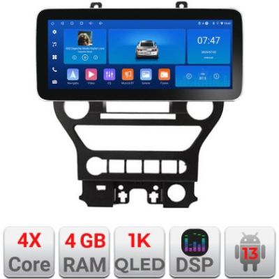 Navigatie Ford Mustang 2015-2020 K-MUSTANG-navi Edotec 4+64 12.3 inch Incell 1K android Wifi 5Ghz gps internet
