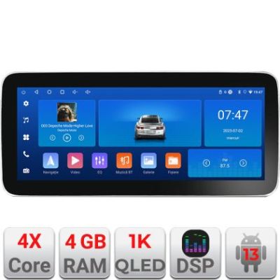 Navigatie Mercedes Clasa R K-215 Edotec 4+64 12.3 inch Incell 1K android Wifi 5Ghz gps internet