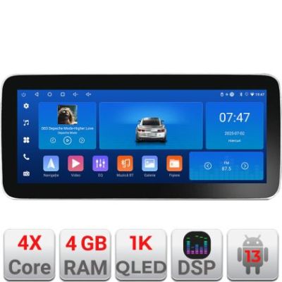 Navigatie Mercedes ML GL K-213 Edotec 4+64 12.3 inch Incell 1K android Wifi 5Ghz gps internet