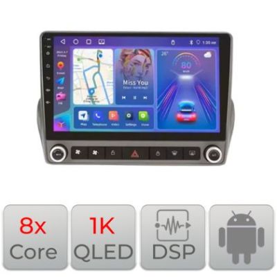 Navigatie dedicata Renault Clio 5 fara ecran color Edotec Tesla Qled 9.7",Octacore,4Gb RAM,32Gb,4G,DSP,Carplay,Android Auto, 360, fibra optica, coaxial,Bluetooth