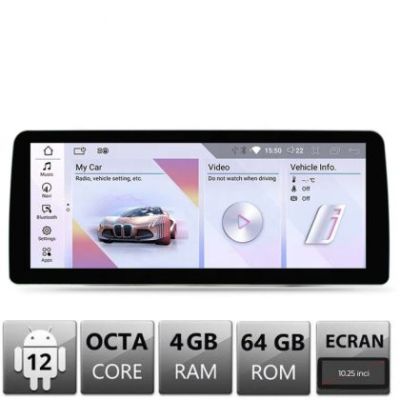 Navigatie BMW X3 X4 F25 F26 2016-2019 cu ecran EVO Android ecran 10.25" 4+64 4G BT