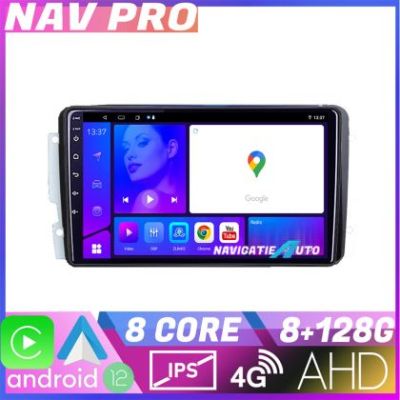 Navigatie Mercedes C 2001 2004 CLK G 2004 2006 KIT 171 EDOTEC-LITE Android Ecran 720P Octa Core 8 128 Carplay
