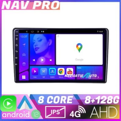 Navigatie universala 2din 2 EDOTEC-LITE Android Ecran 720P Octa Core 8 128 Carplay
