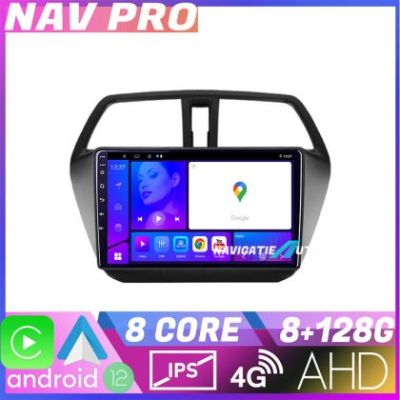 Navigatie Suzuki S Cross Octa Core KIT 337 EDOTEC-LITE Android Ecran 720P Octa Core 8 128 Carplay
