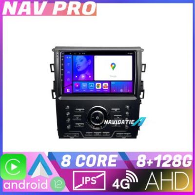 Navigatie Mondeo MK5 SYNC2 si SYNC 3 2015 2022 EDOTEC-LITE Android Ecran 720P Octa Core 8 128 Carplay