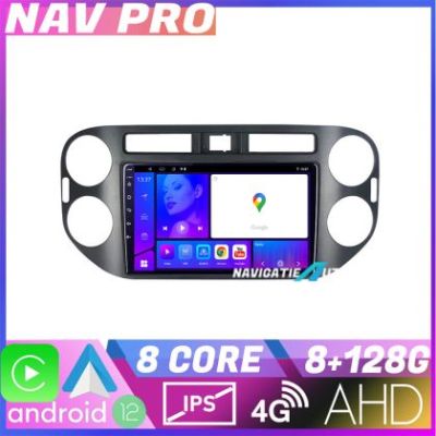 Navigatie VW TIGUAN 2006 2016 KIT 489 EDOTEC-LITE Android Ecran 720P Octa Core 8 128 Carplay
